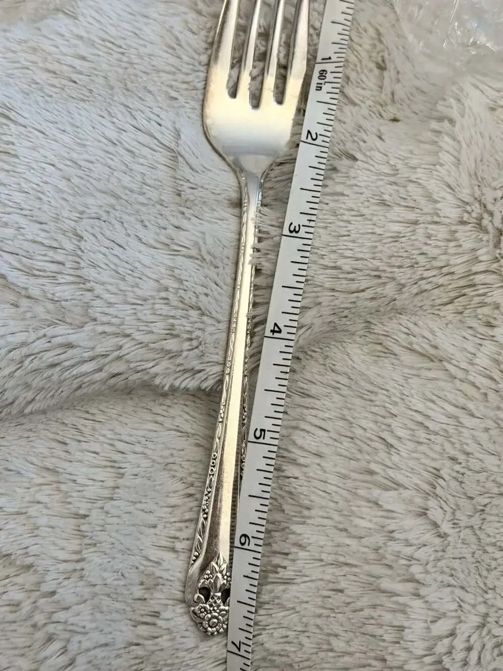Vintage Holmes & Edwards Lovely Lady Pattern Silverplated Salad Fork